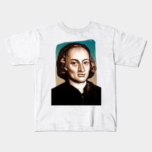 German Composer Johann Pachelbel illustration Kids T-Shirt